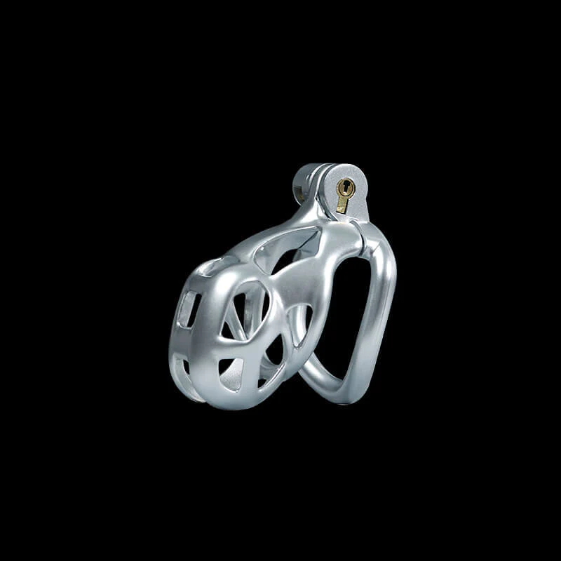 Silver Mamba Chastity Cage Kit 1.77 To 4.13 Inches Long - Image 4