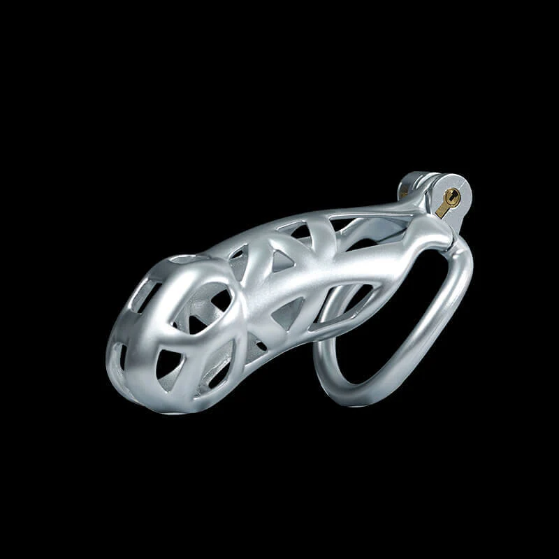 Silver Mamba Chastity Cage Kit 1.77 To 4.13 Inches Long - Image 7