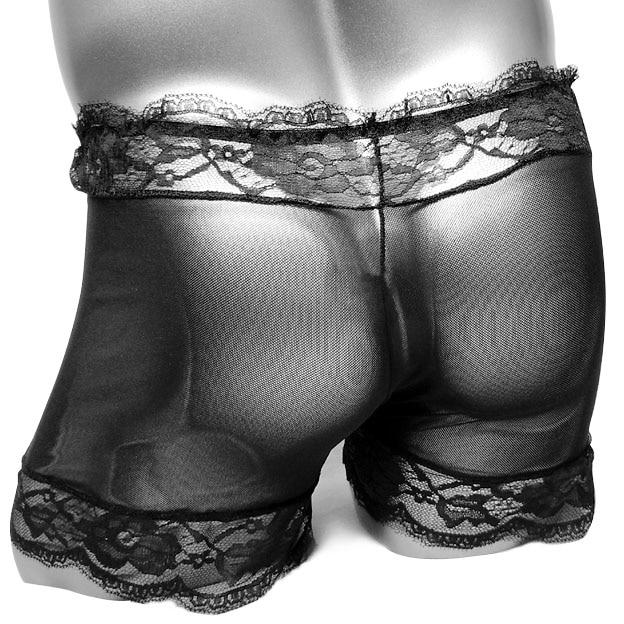 Sissy Lace Boxer Panties - Image 2