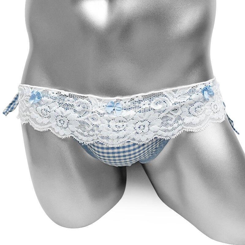Mens Lace-up Sissy Panties - Image 4