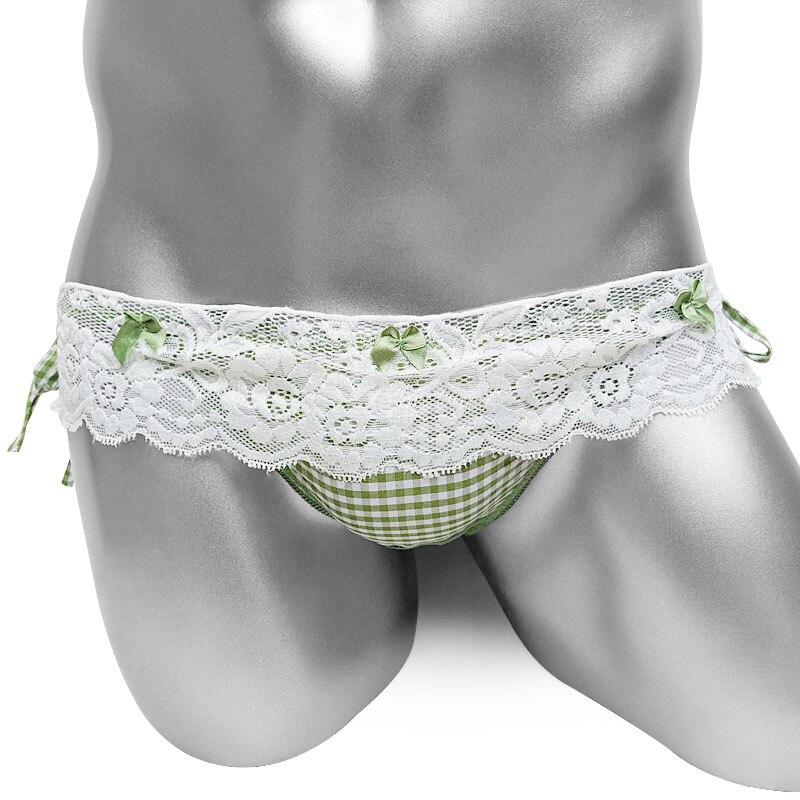 Mens Lace-up Sissy Panties - Image 7