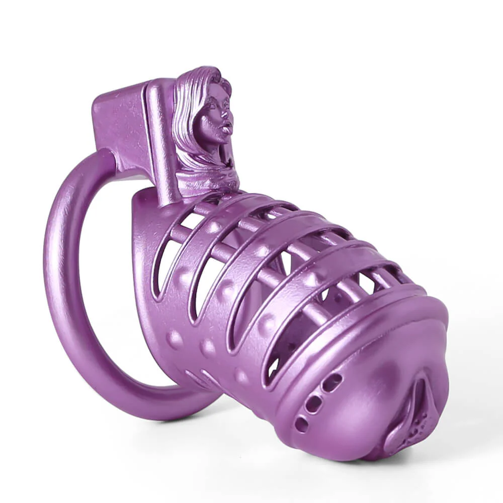 Sissy Purple Spiked 3D Printing Pussy Vaginal - Image 2