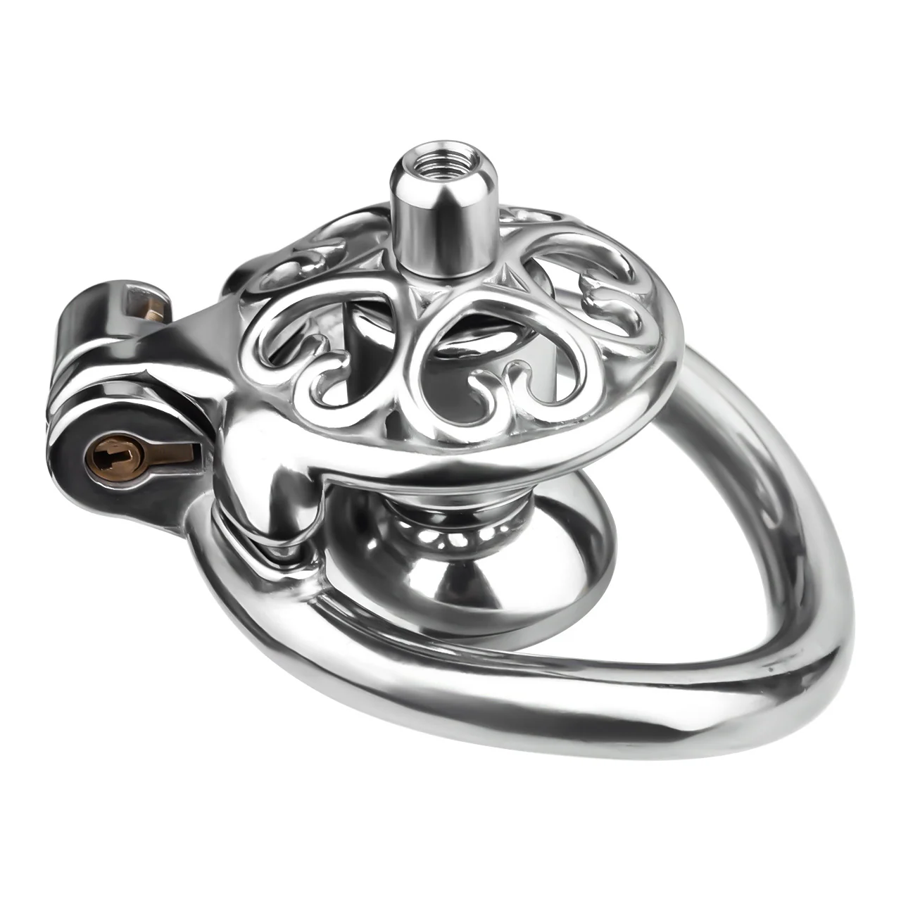 Small Steel Chastity Cage - Image 25
