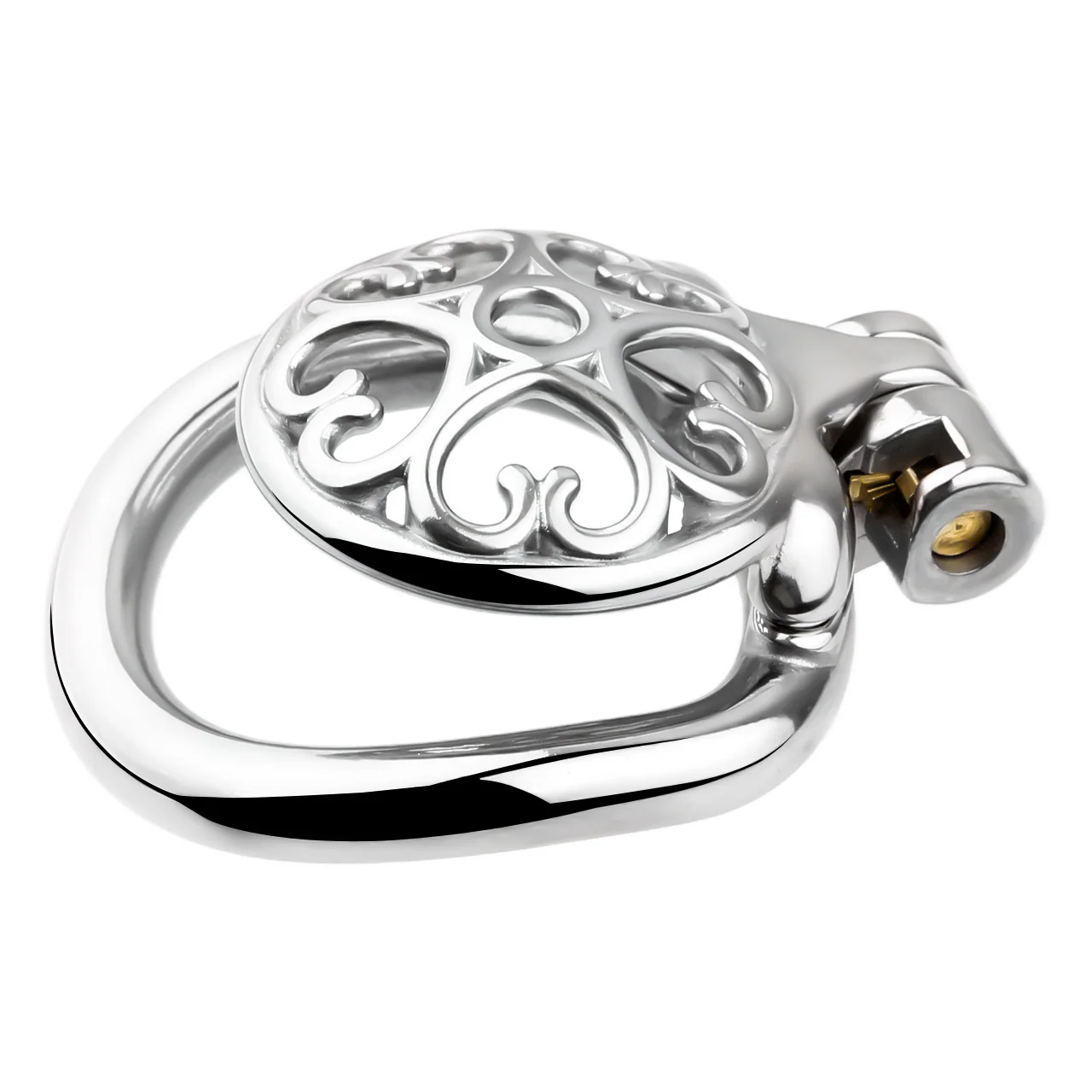 Small Steel Chastity Cage - Image 28