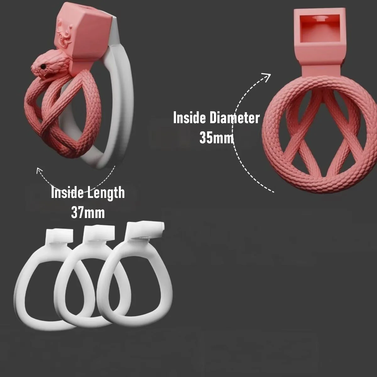 Snakes Chastity Cage - Image 4
