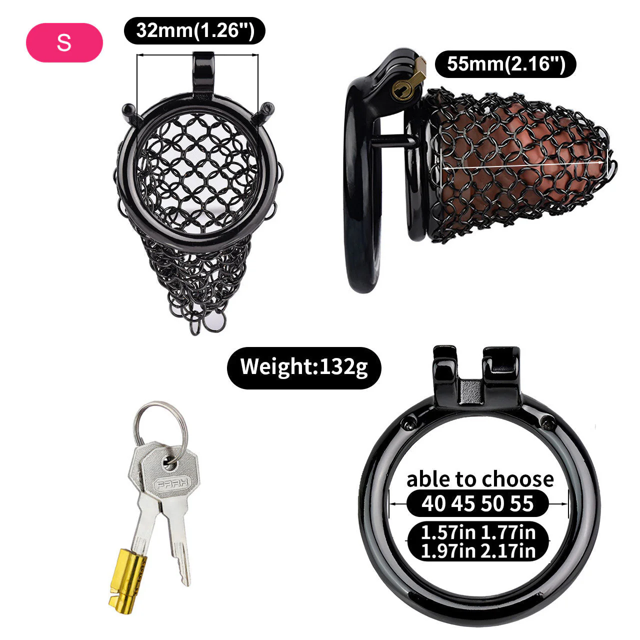 Soft Armor Chastity Cage - Image 4