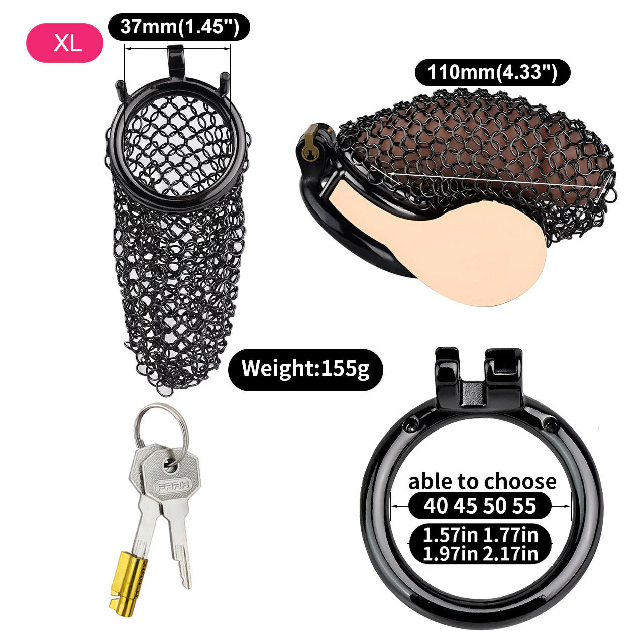 Soft Armor Chastity Cage - Image 7