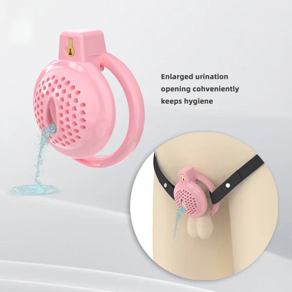 Soft Flat Chastity Cage with 6 Rings - Image 7