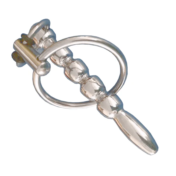 Solid Stainless Steel Sound With Cock Ring - Image 2