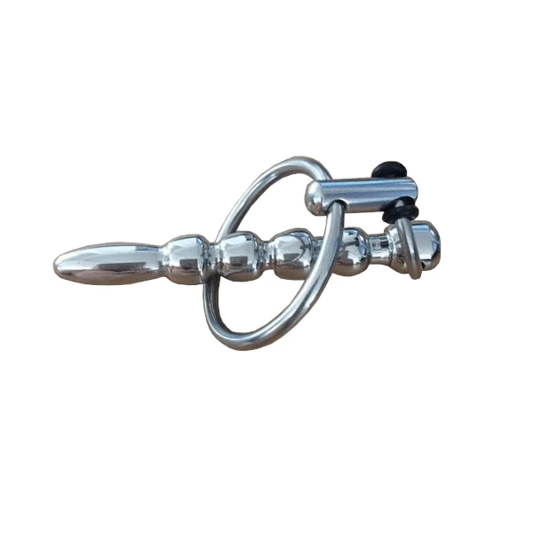 Solid Stainless Steel Sound With Cock Ring - Image 3