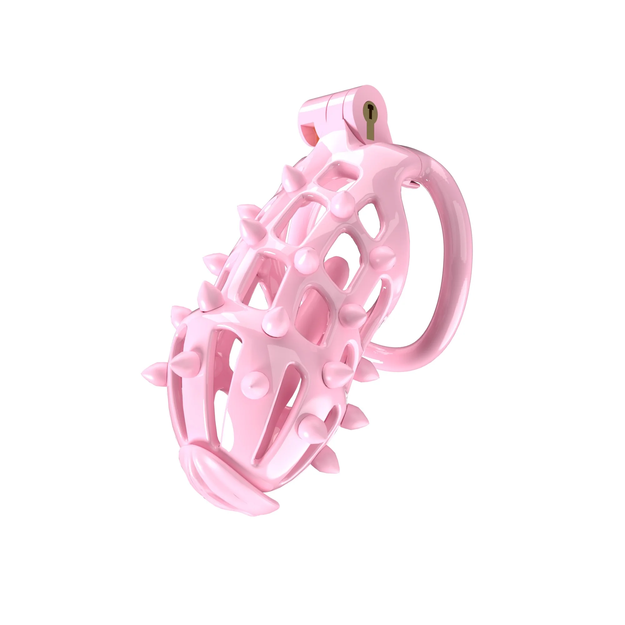 Spiked Flexi Chastity Cage - Image 5