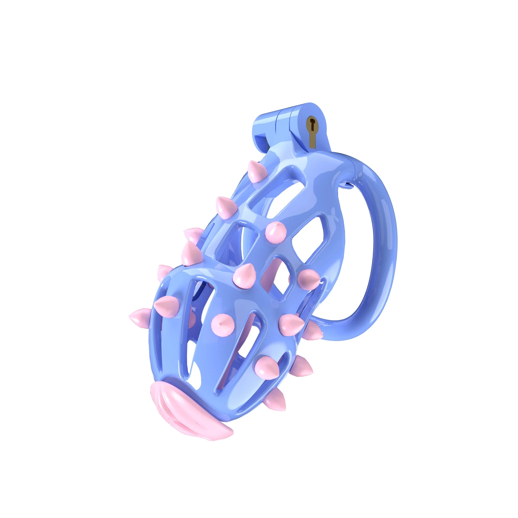 Spiked Flexi Chastity Cage - Image 8