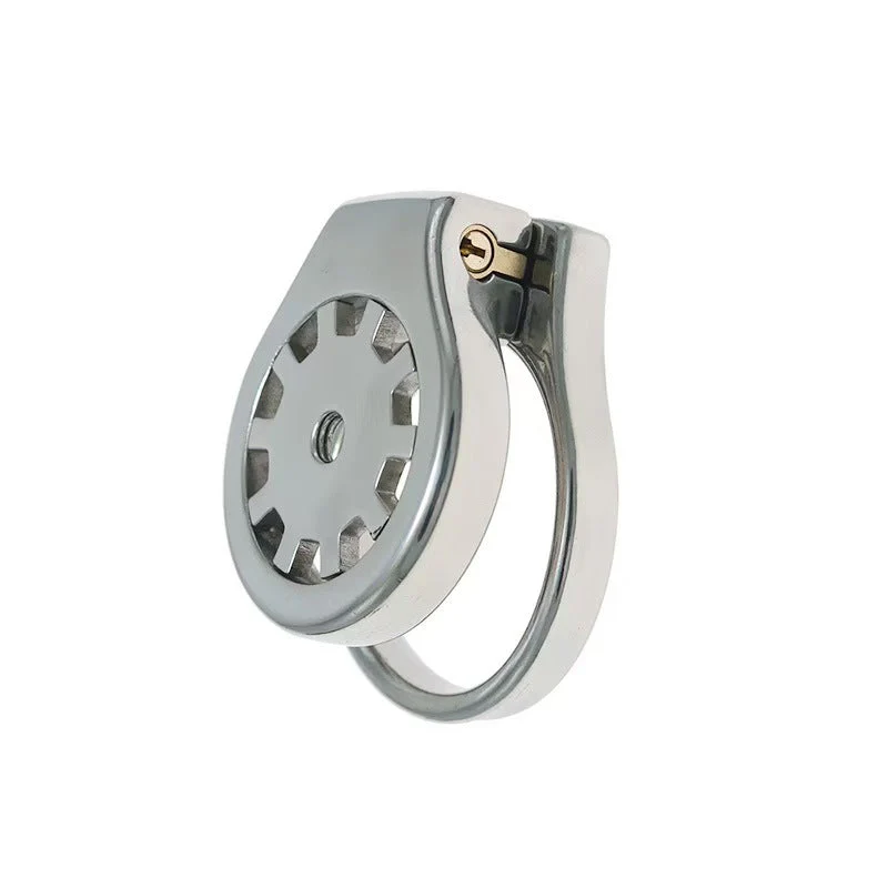 Stainless Gear Flat Chastity Cage - Image 3