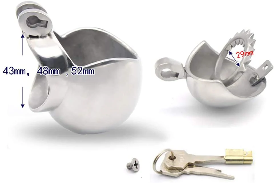 Stainless Egg shaped Cock Cage - Image 11