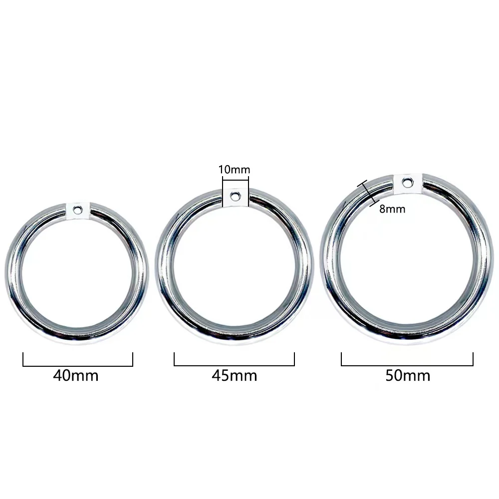 Stainless Steel Chastity Ring - Image 2