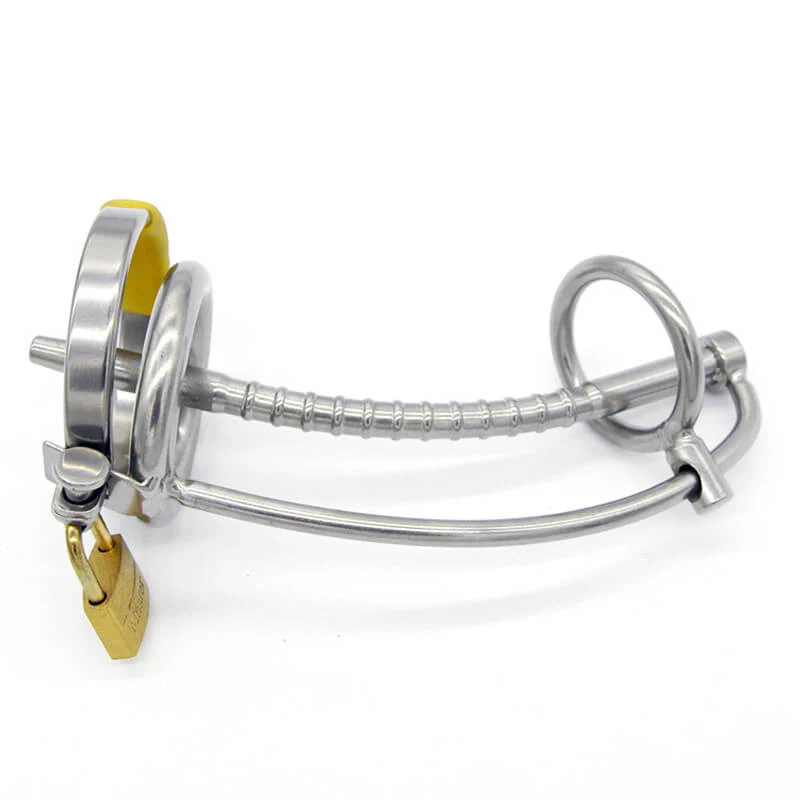 Stainless Steel Cock Ring Penis Ring Lock - Image 3