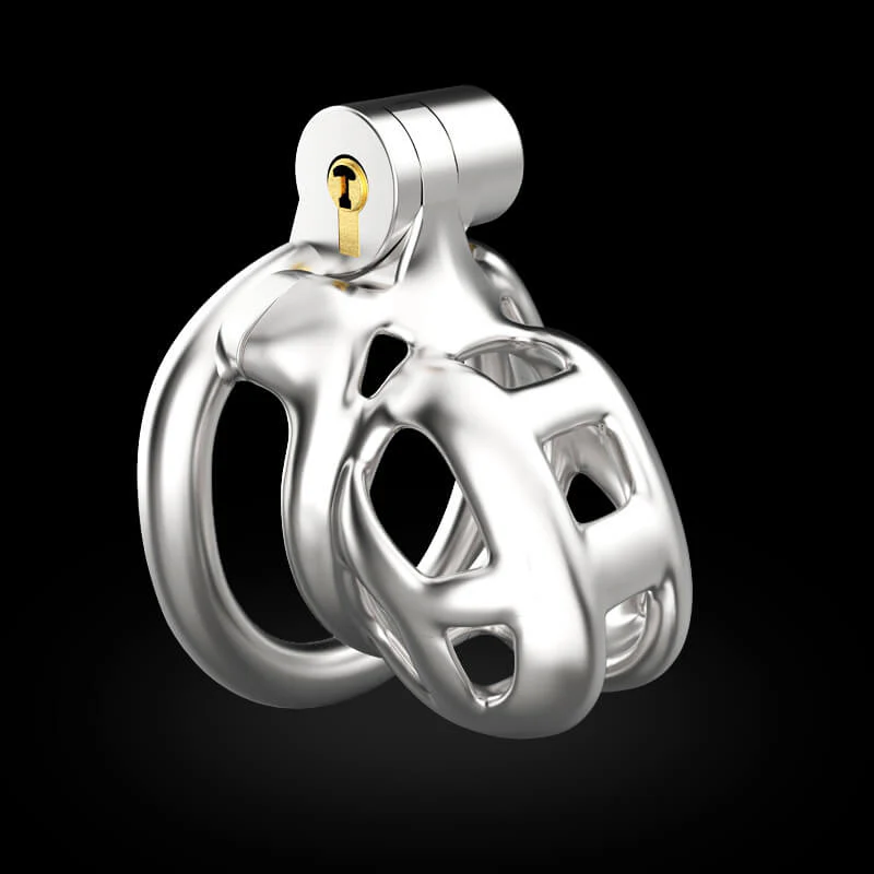 Stainless Steel Mamba Chastity Cage
