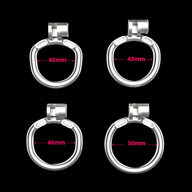 Stainless Steel Mamba Chastity Cage - Image 11