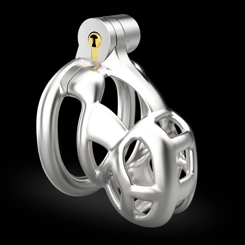 Stainless Steel Mamba Chastity Cage - Image 3