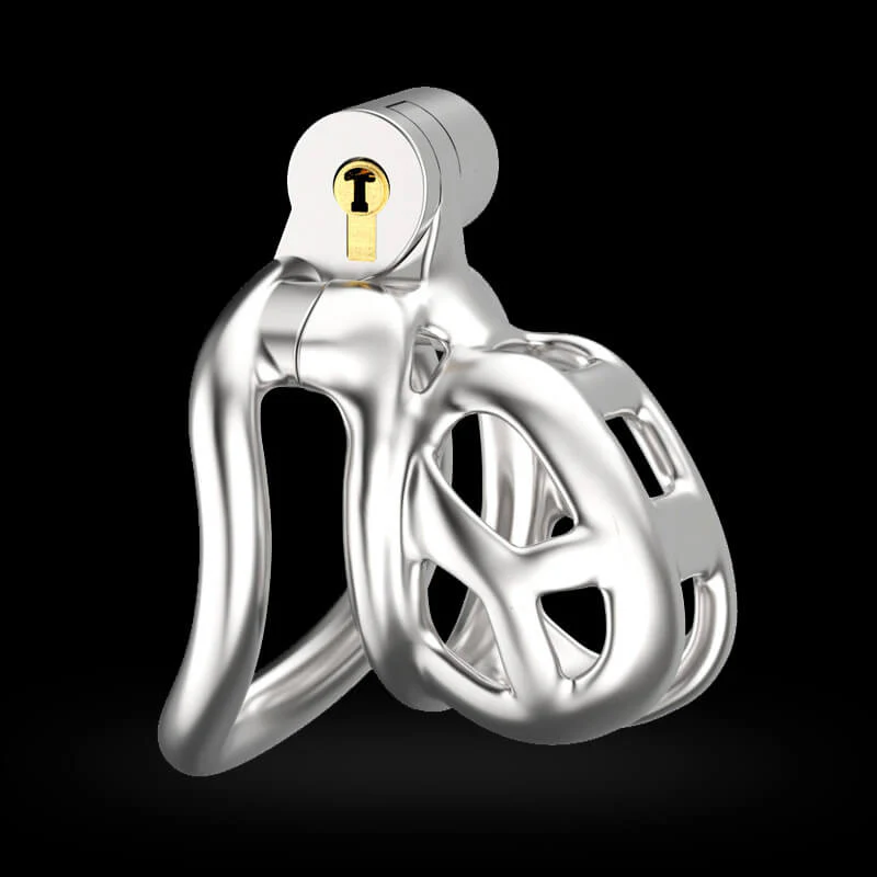 Stainless Steel Mamba Chastity Cage - Image 4
