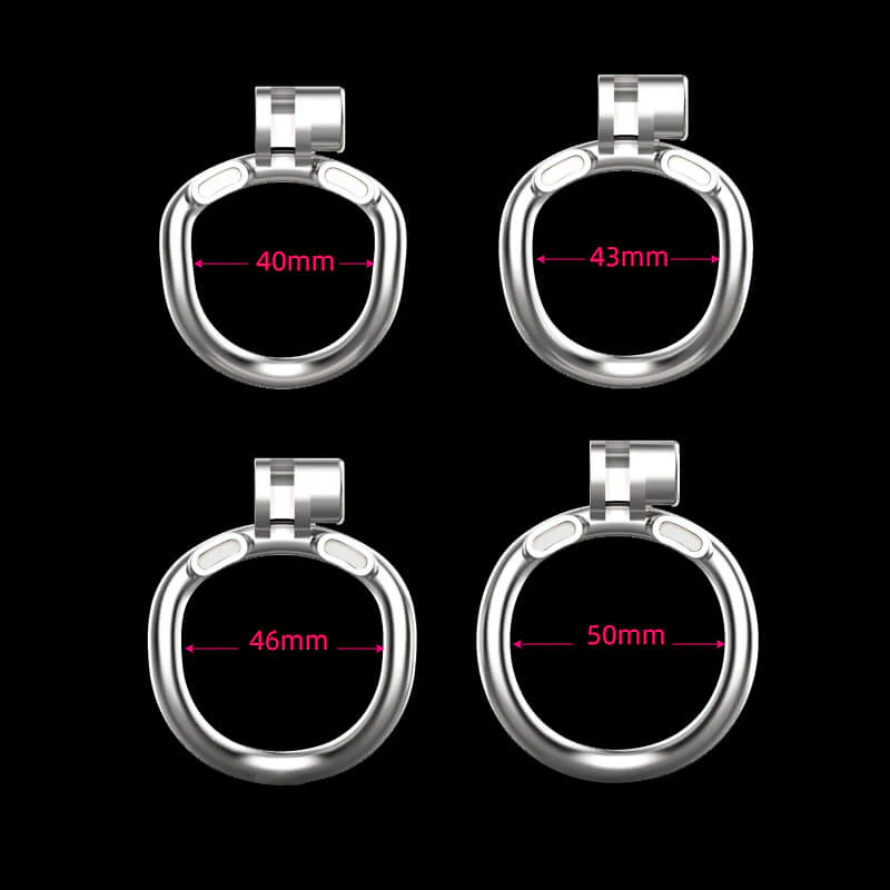 Stainless Steel Mamba Chastity Cage - Image 5
