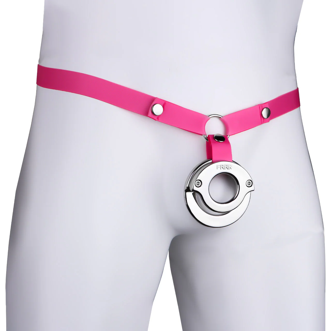 Stainless Steel Ring with Belt