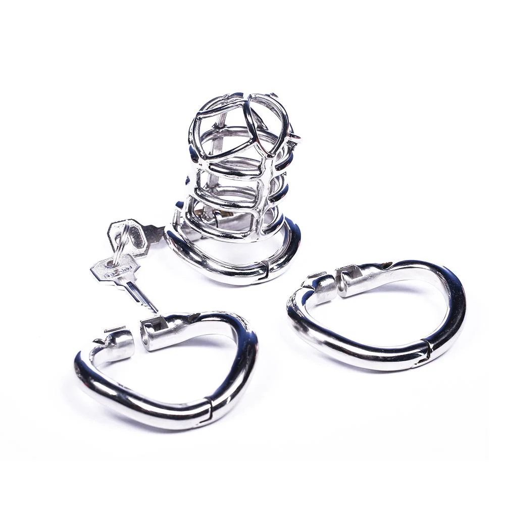 Metal Chastity Device 3.27 inches long - Image 2