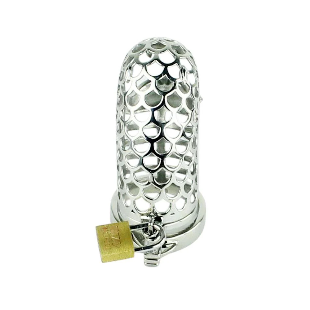The Timid Basilisk Metal Chastity Device 3.35 inches long - Image 4