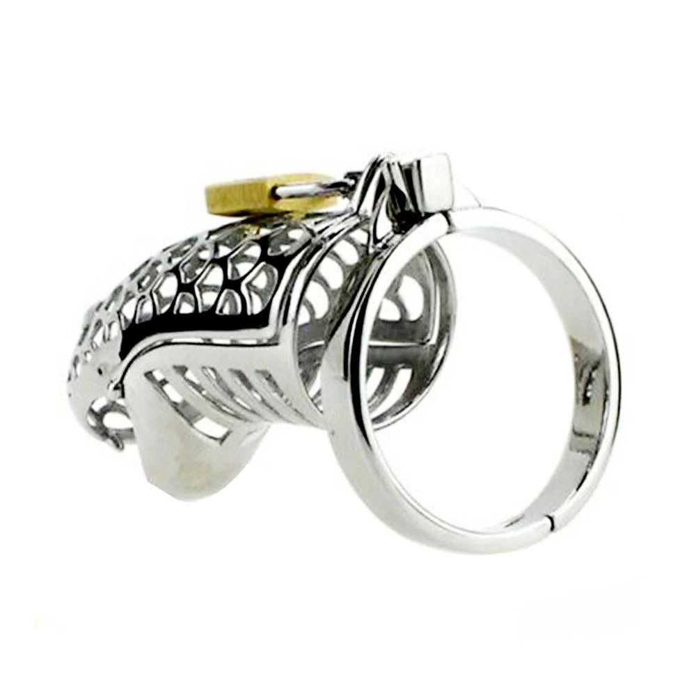 The Timid Basilisk Metal Chastity Device 3.35 inches long - Image 6