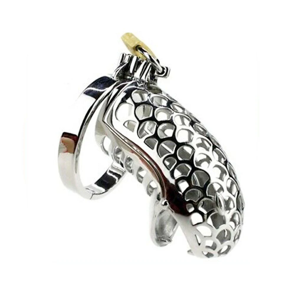 The Timid Basilisk Metal Chastity Device 3.35 inches long - Image 8