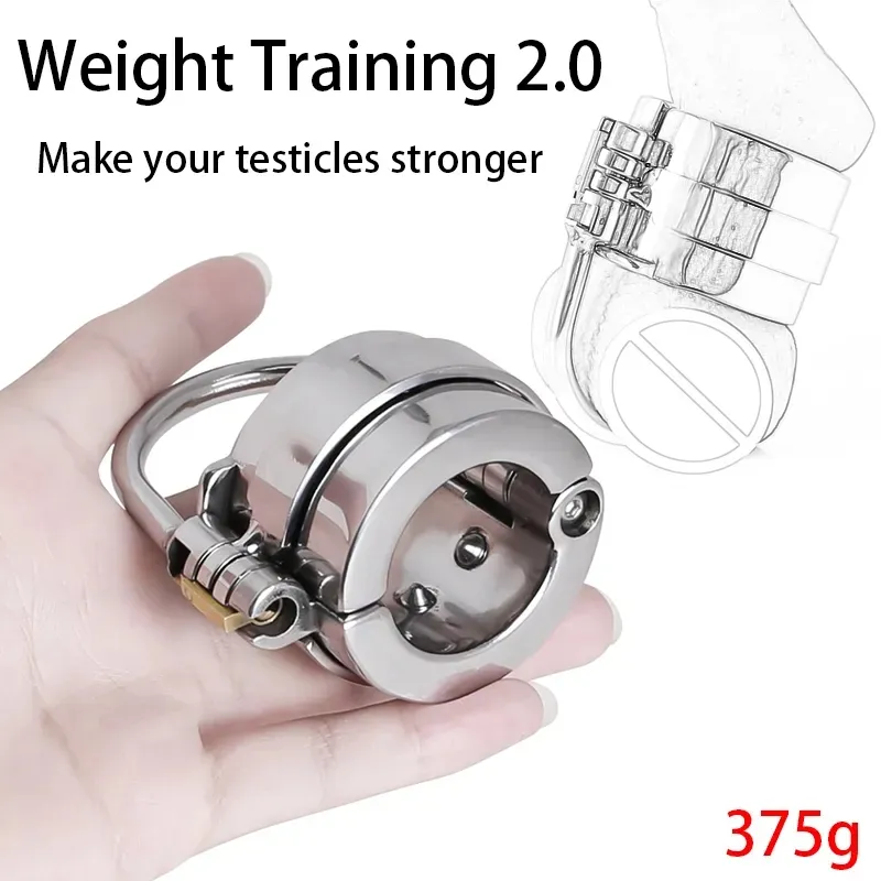 Stainless Steel Testicle Ball Cock Ring - Image 3