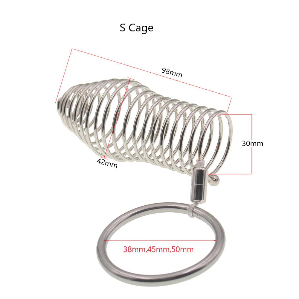 Stainless Steel Threaded Penis Sleeve With Ring - Image 7