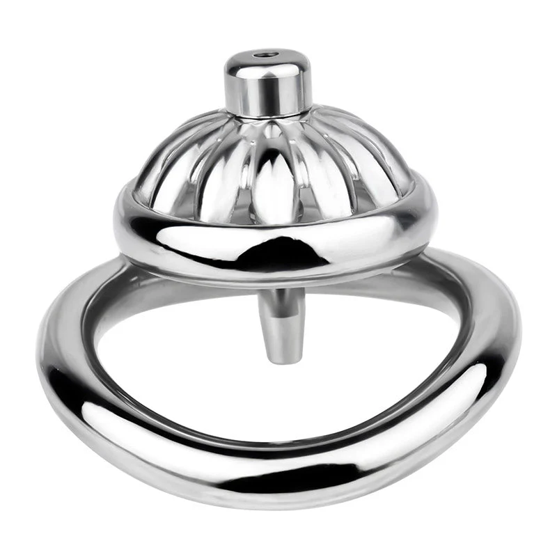 Steel Chastity Cage with Urethral Removable - Image 7