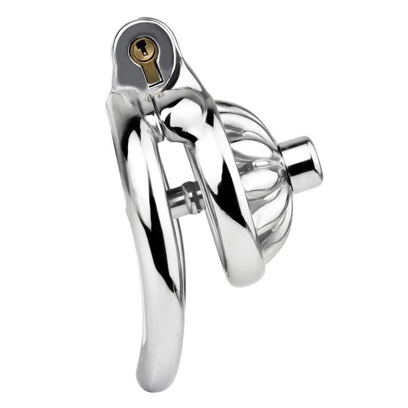 Steel Chastity Cage with Urethral Removable - Image 8