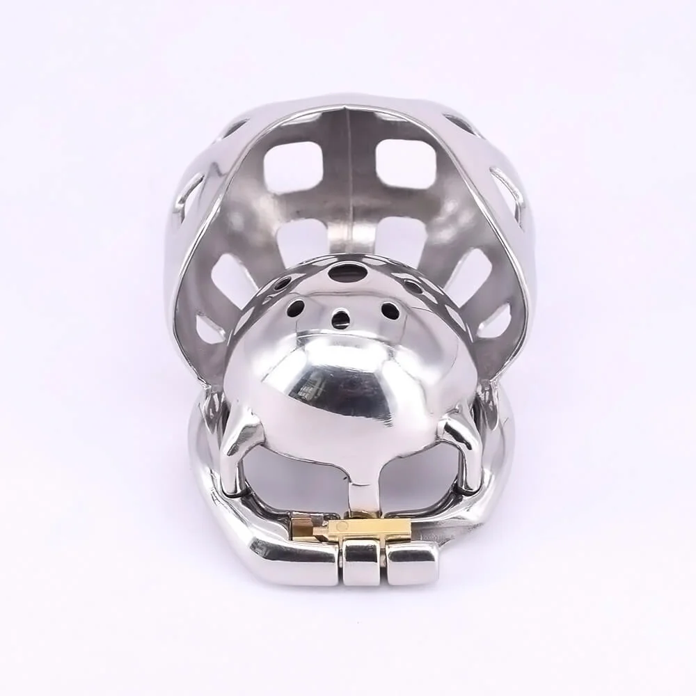 Super Small Chastity Device with Scrotum Testicle Pouch - Image 2