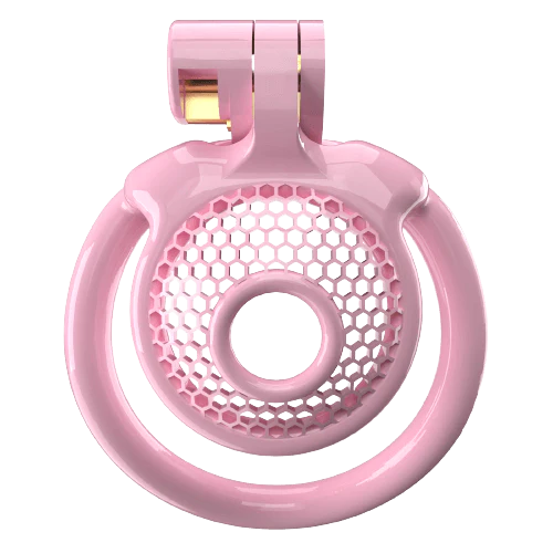 Super Small CX-3 Sissy Chastity Cage With 5 Arc Rings - Image 2