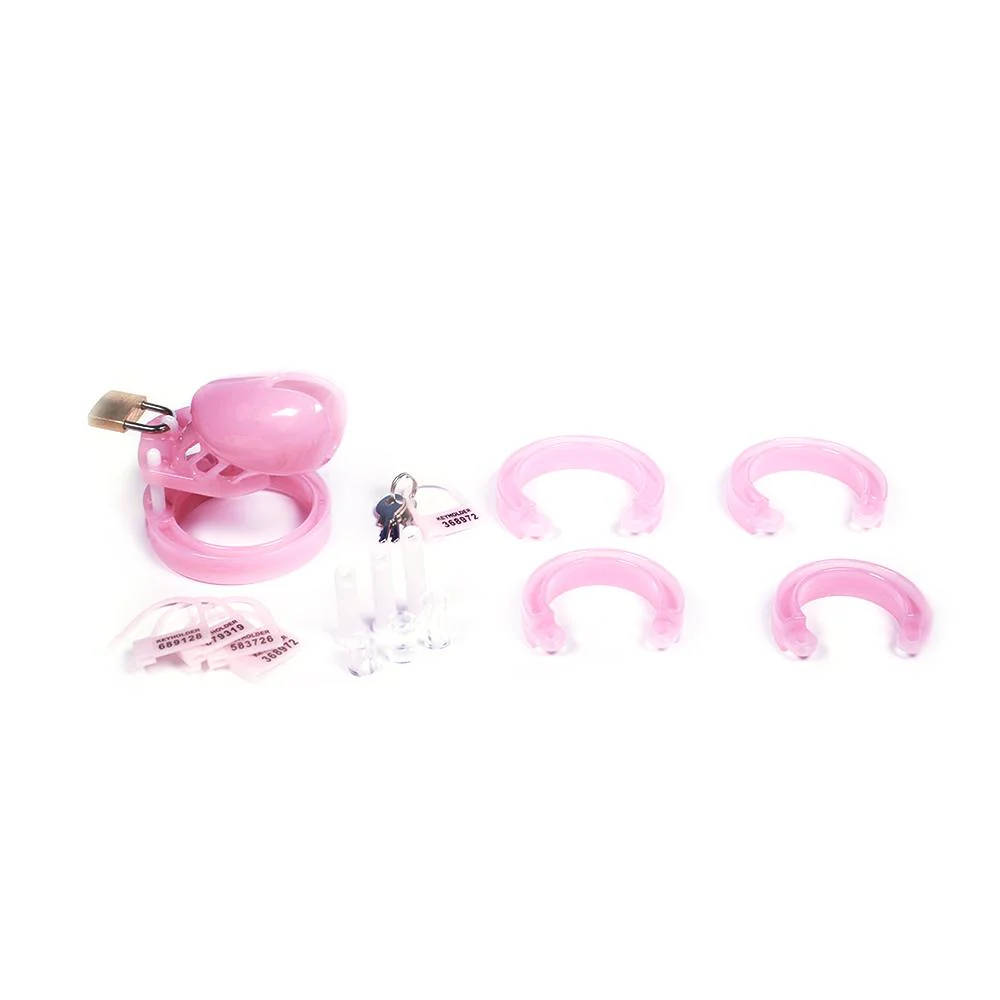PinkHoly Trainer Chastity Cage 3.94 inches long - Image 3
