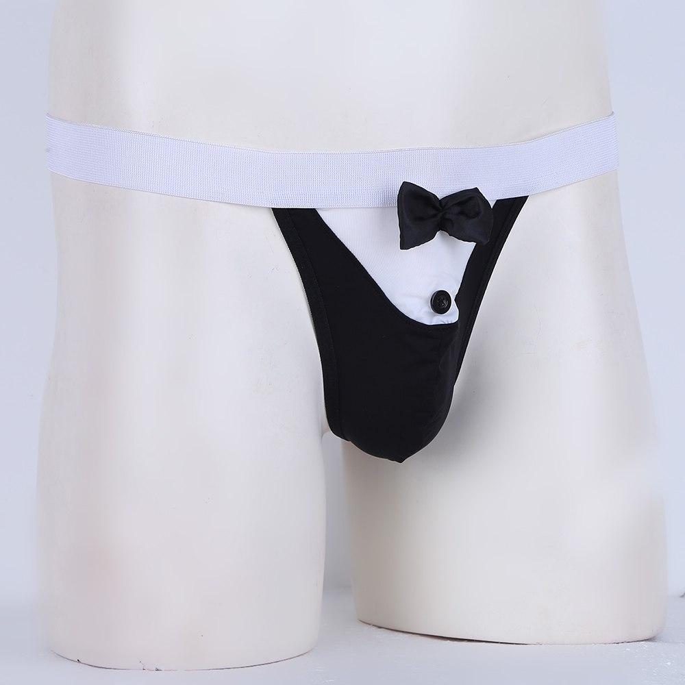 Tuxedo with Bowknot Elastic Waistband Panties - Image 5