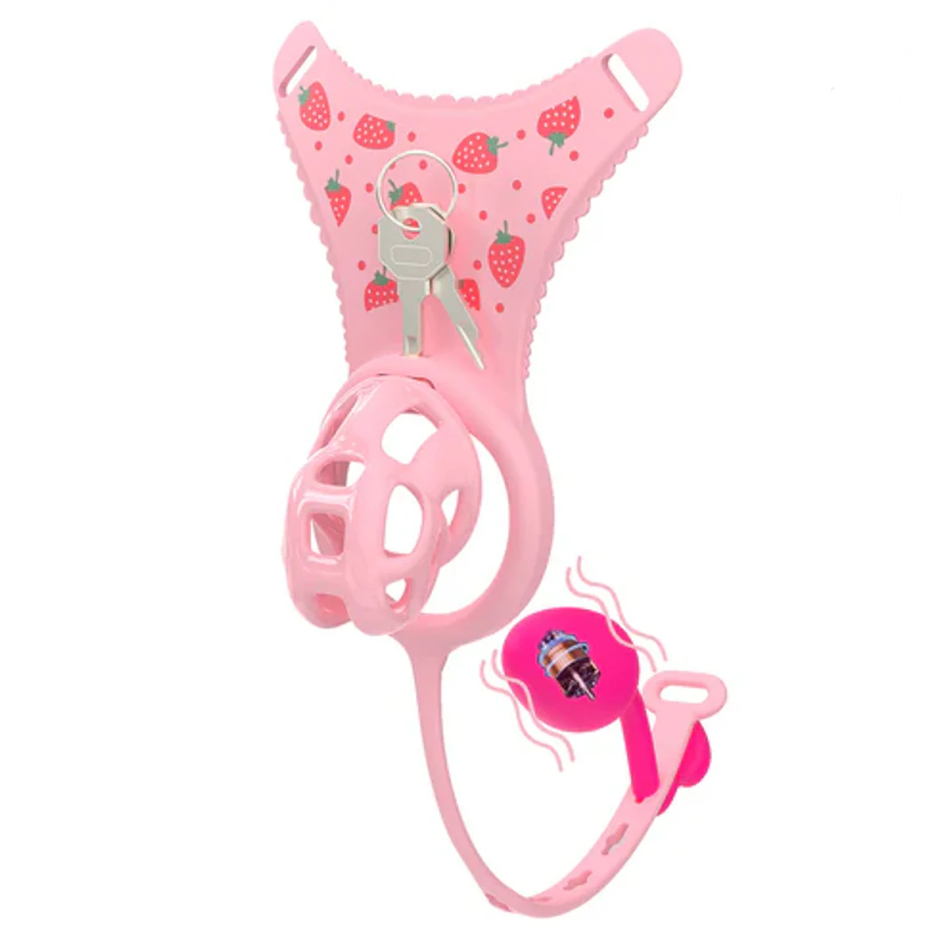 Upgraded Chastity Cage With Underwear And Plug