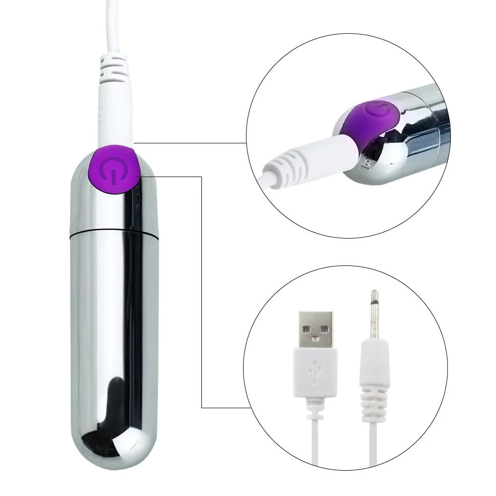 USB Rechargeable Mini Bullet 10 Speed Waterproof Sissy Clit Stimulator - Image 8