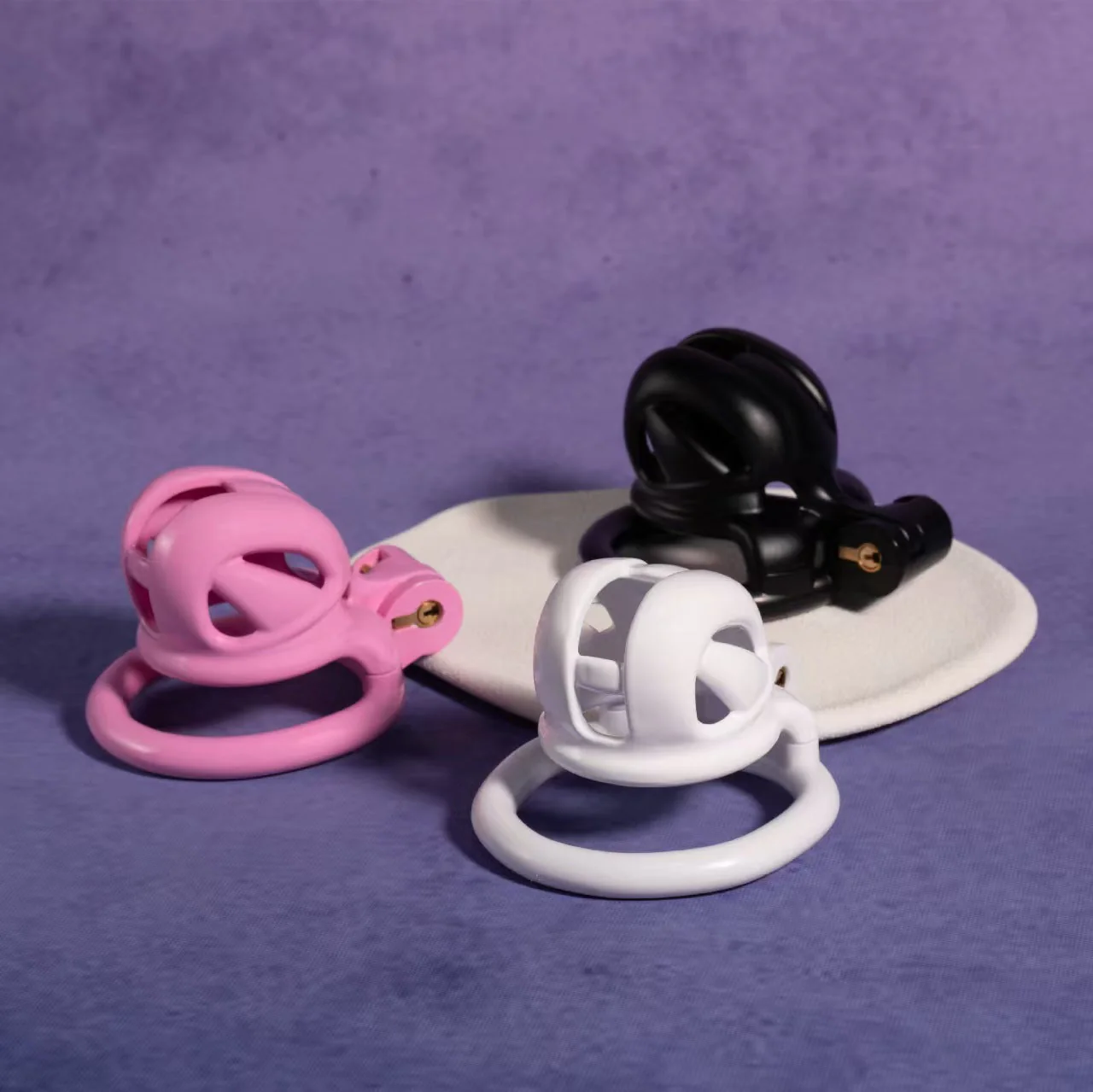 Viper Chastity Cage With 4 Rings - Image 4