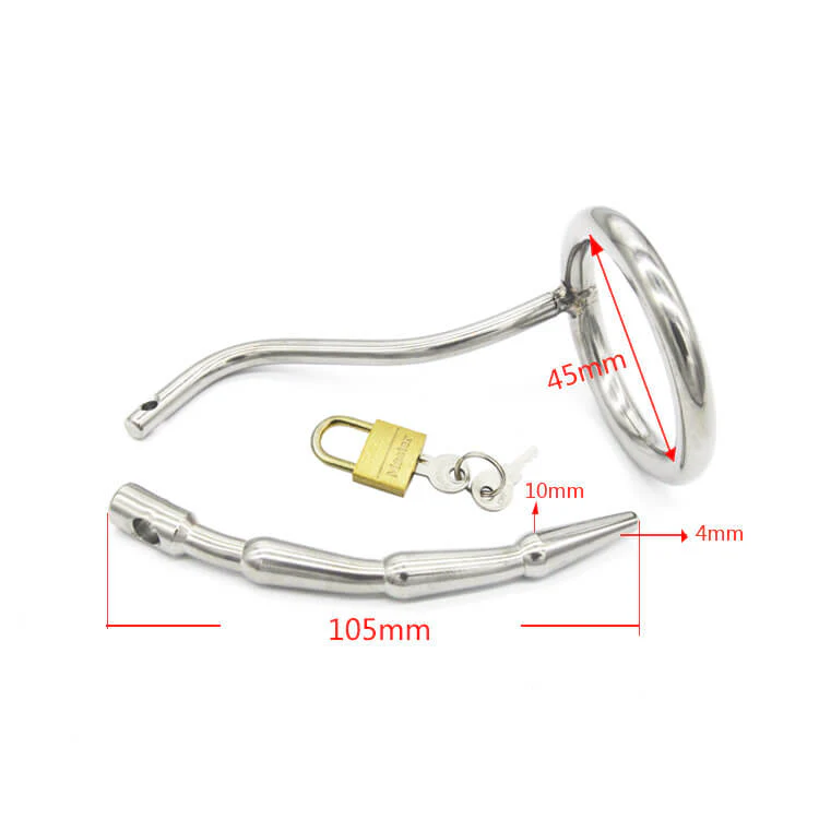 Wave Urethral Canal Chastity Lock - Image 5