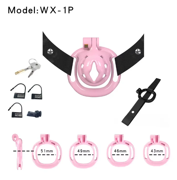 Sissy BDSM With Wearable Chastity Cage - Image 11