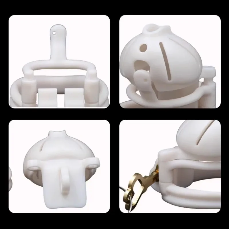 White Male Chastity Cage - Image 5