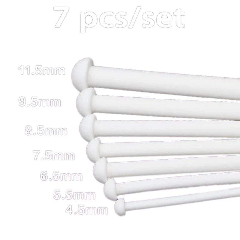 White Mushroom Head 7-Piece Sounding Kit - Image 2