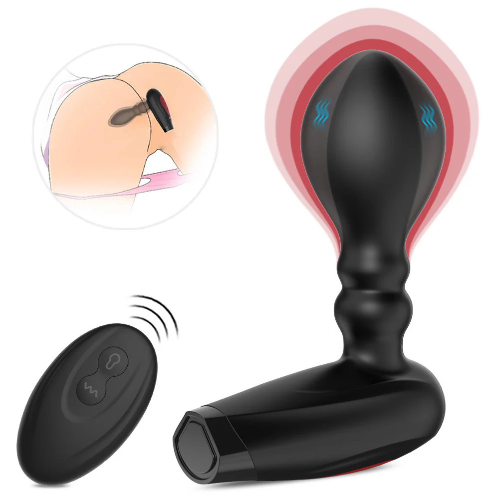 Wireless Remote Control Vibrator Inflatable Anal Plug - Image 5