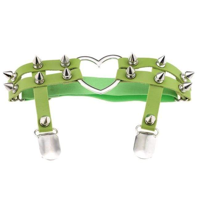 Women's Studded Bondage Garter Belt - Image 12